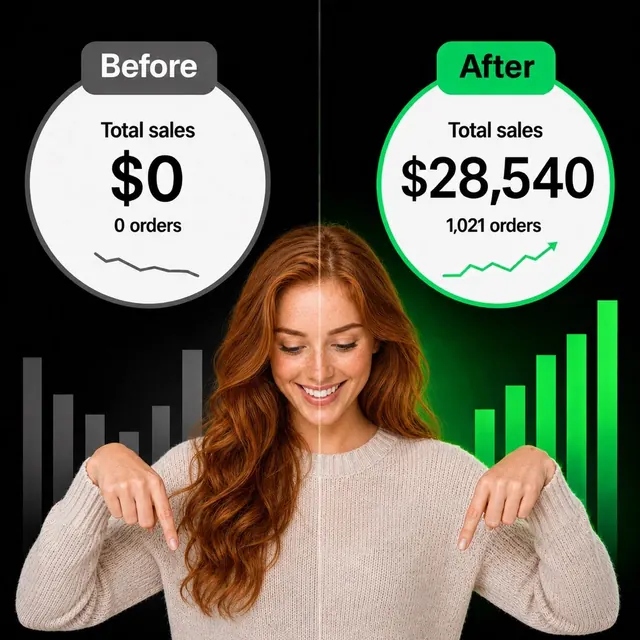 Before and after AI ads results